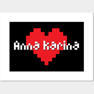 Anna karina-> 8bit style Posters and Art